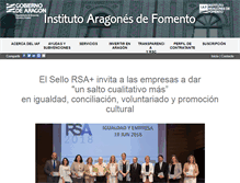Tablet Screenshot of iaf.es
