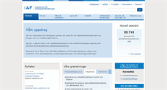 Desktop Screenshot of iaf.se